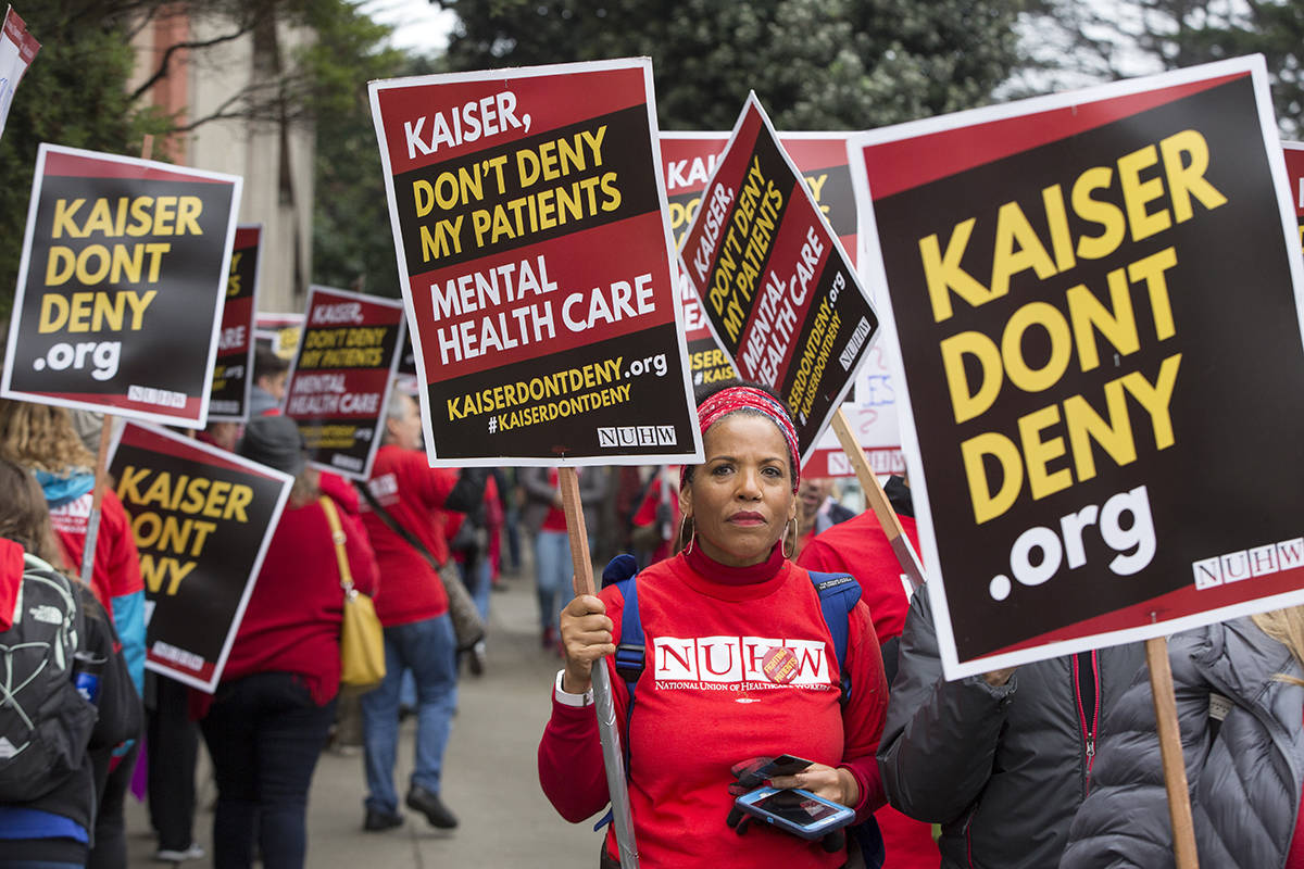 Newsom’s push for mental health parity needs to start with Kaiser