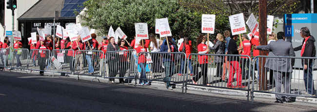 Oakland strike wide