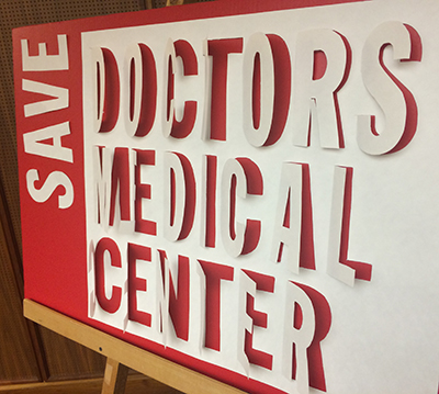 Save Doctors sign