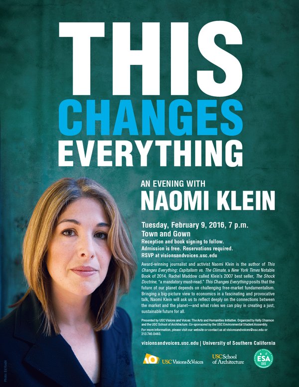 Naomi Klein at USC