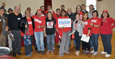 Labor for Bernie rally