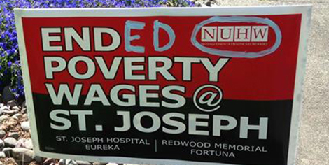 Ended Poverty Wages at St. Joseph