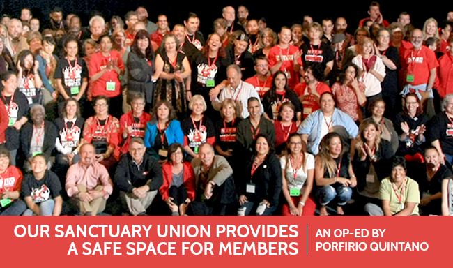 Our sanctuary union provides a safe space for members.