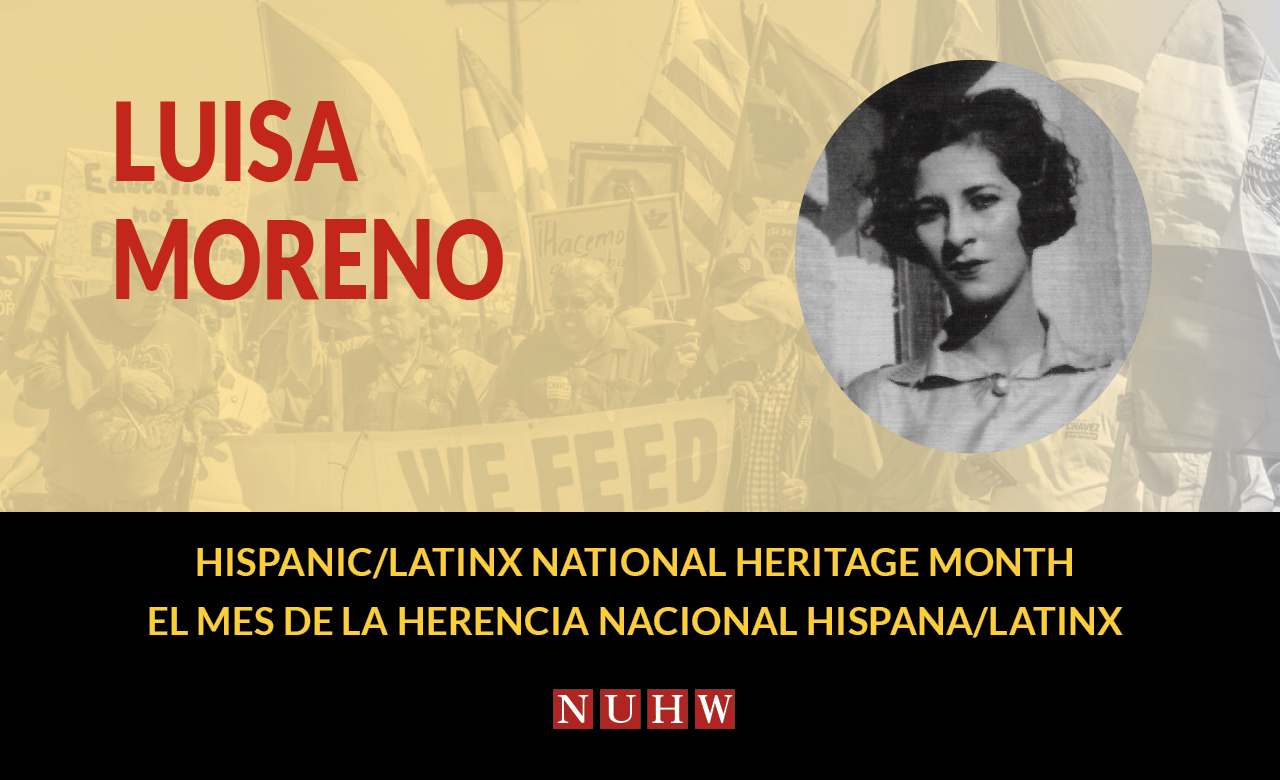 Luisa Moreno National Union of Healthcare Workers