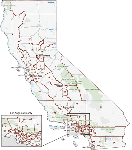 California Congressional Map